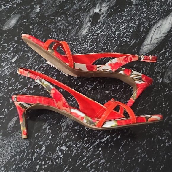 BRAND NEW MARC FISHER FLORA  SLINGBACK  HEELS SANDALS R3 - Picture 5 of 16